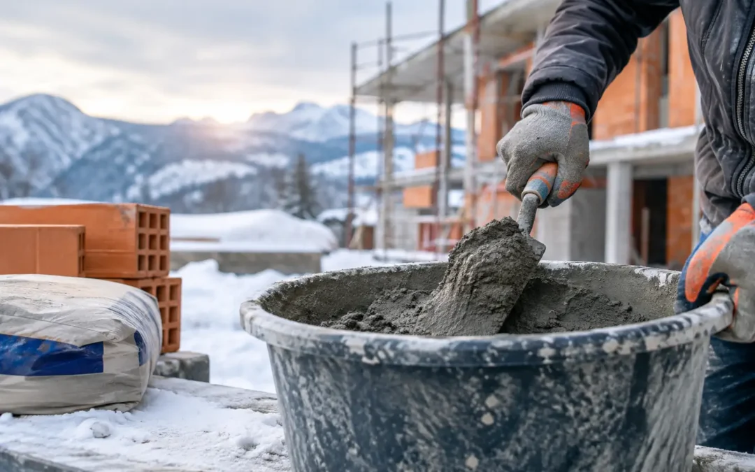 Quale malta usare d’inverno nei cantieri